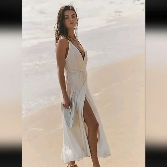 Free People Midi Dress NWOT - Picture 4 of 9